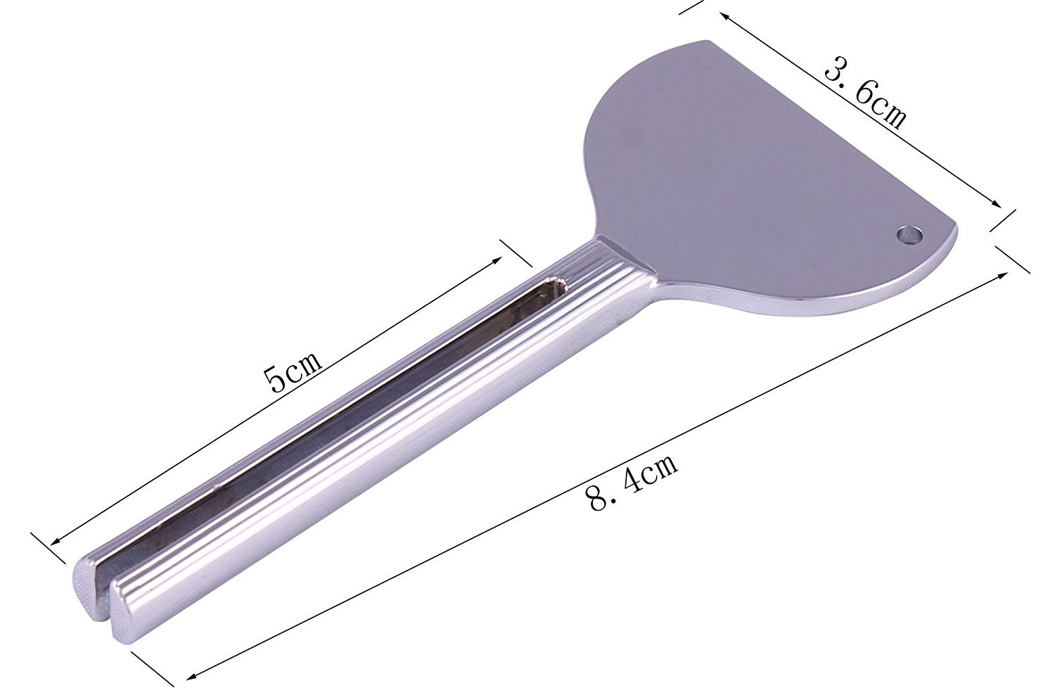 2pcs Tube Toothpaste Squeezer Keys, Metal Hair Dye Color Key Roller Dispenser Wringer Tool - Image 3