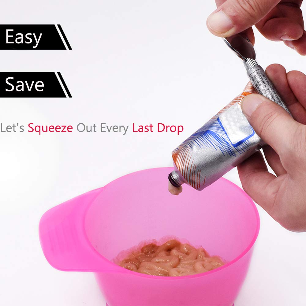 2pcs Tube Toothpaste Squeezer Keys, Metal Hair Dye Color Key Roller Dispenser Wringer Tool - Image 4