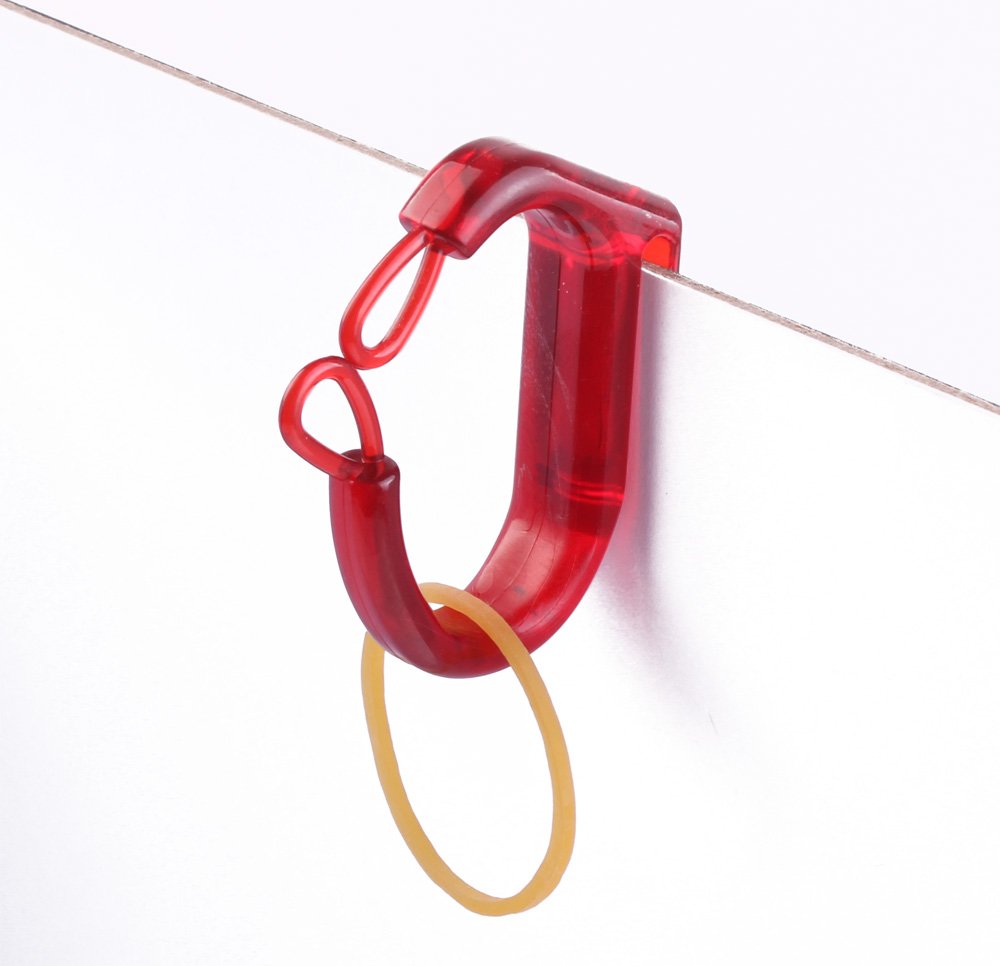 Magnetic Bobbie Pin Hair Clips Bracelet, Bobby Pins Wristband Holder, Elastic Rubber Bands Holder - Image 3