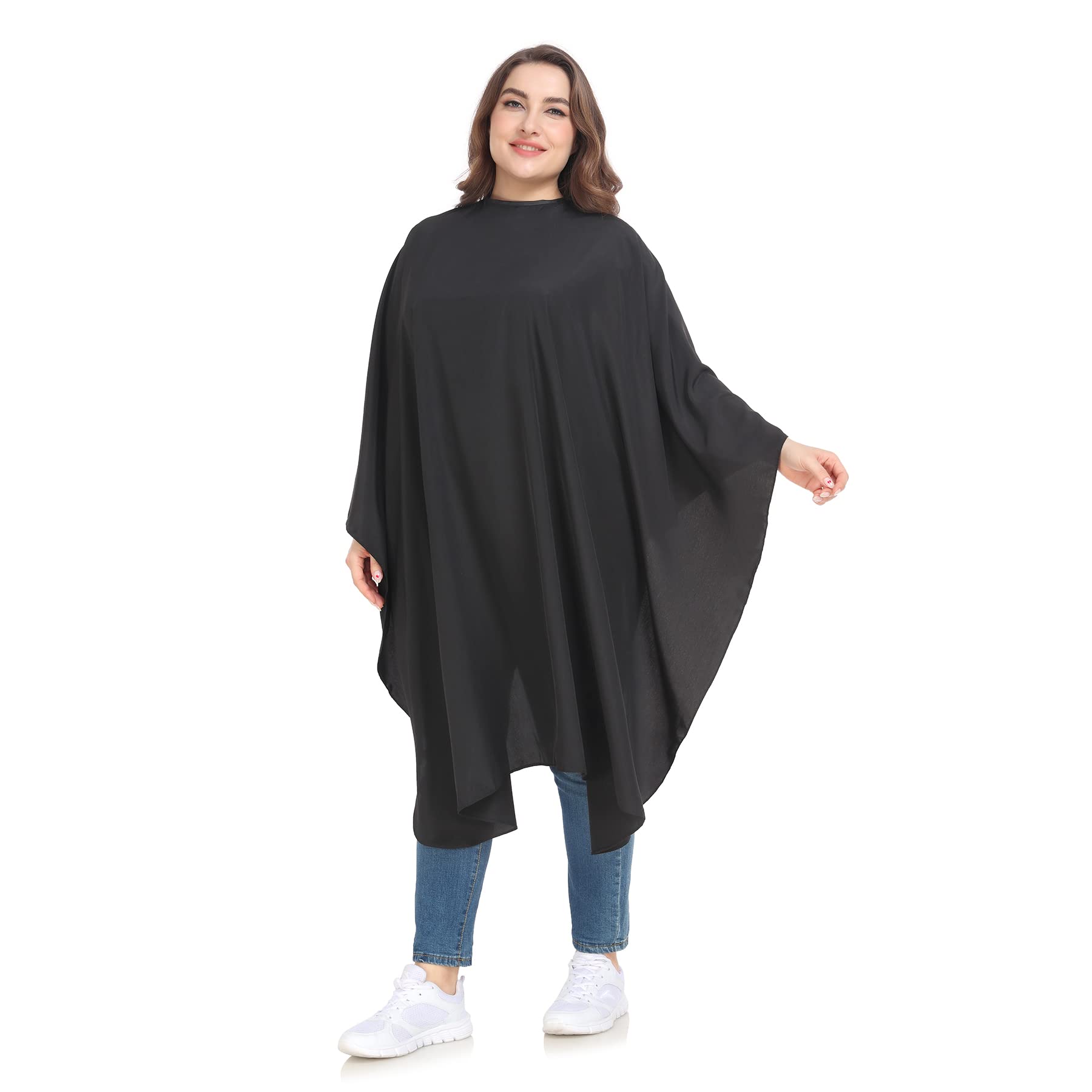 PERFEHAIR Barber Cape - Snap Closure Hair Cutting Cape, Soft & Lightweight Haircut Capes for Men & Women, Super Silky Smooth Texture - Image 5