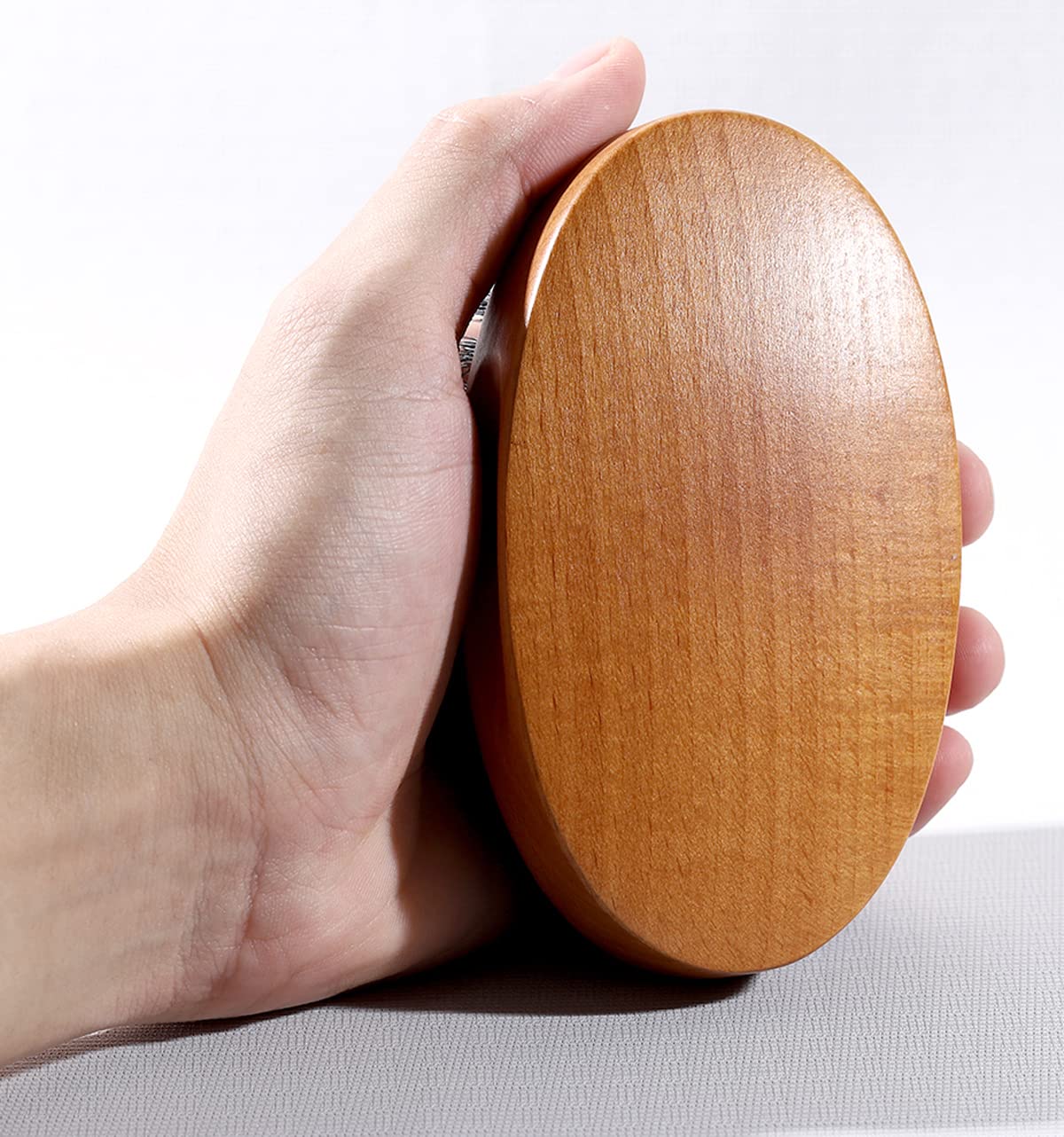 PERFEHAIR Boar Bristle Beard Brush for Men, Firm Bristles Wood Hair Comb for Mustache, Thin, Short Hair - Military Style - Image 6