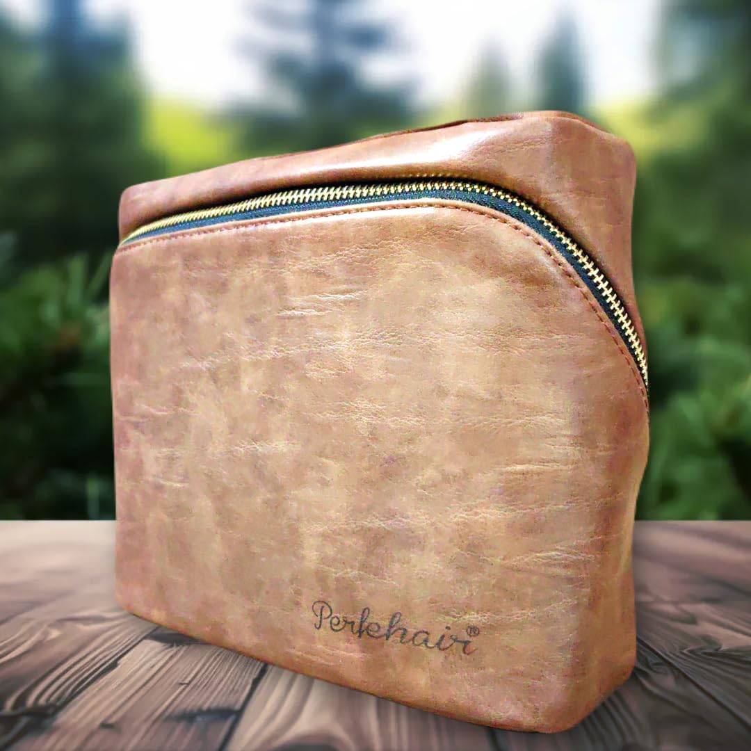PERFEHAIR Hair Stylist Tools Storage Bag, Barber Carrying Case for Clippers Scissor Grooming Supplies Travel Kit, Hairdresser Accessories Equipment Organizer-Brown - Image 7