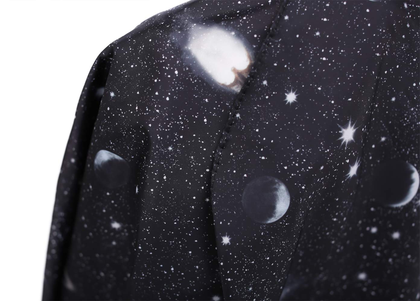 PERFEHAIR Kids Haircut Barber Cape Cover for Hair Cutting,Styling and Shampoo, for Boys - Black Space Printing - Image 7