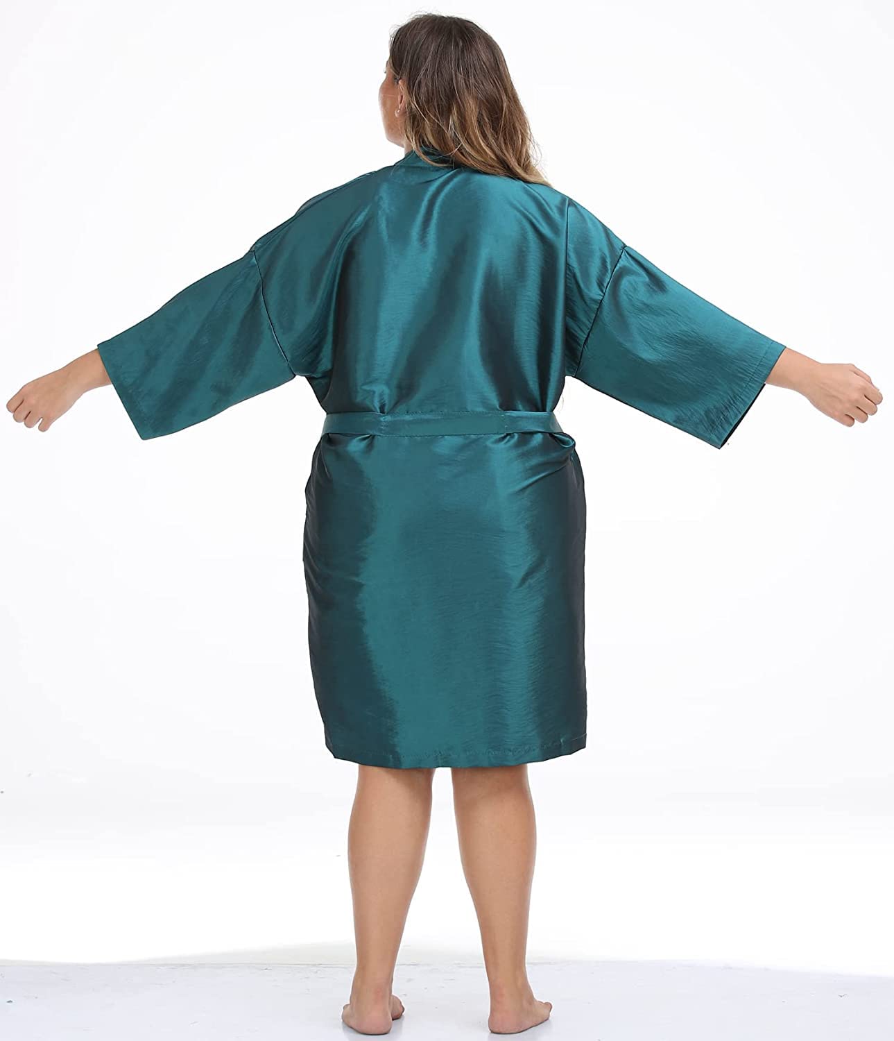 PERFEHAIR Salon Client Gown Cape, Pack of 4, Hairdressing Robes Smock for Hair Stylist to Hair Cutting, Hair Coloring, Makeup-Blue - Image 5