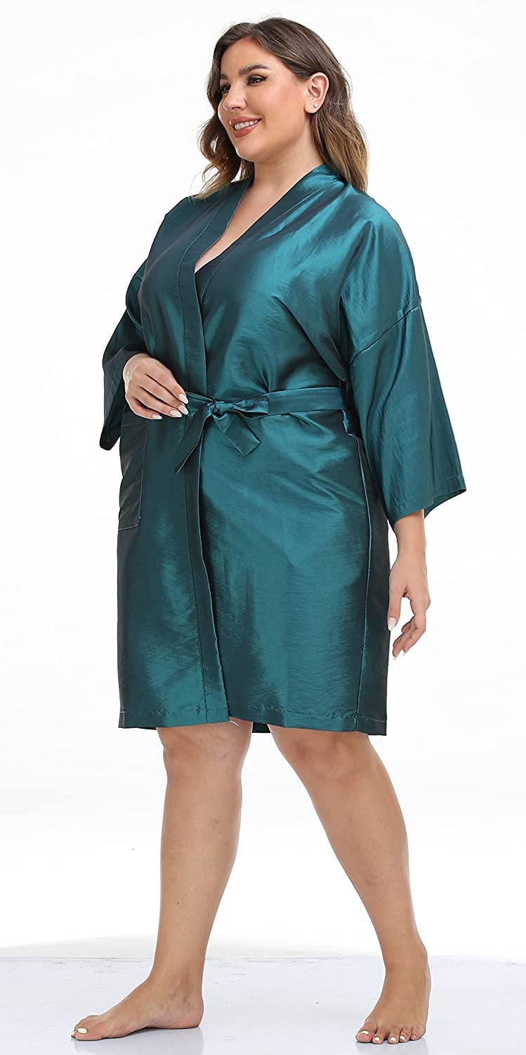 PERFEHAIR Salon Client Gown Cape, Pack of 4, Hairdressing Robes Smock for Hair Stylist to Hair Cutting, Hair Coloring, Makeup-Blue - Image 6