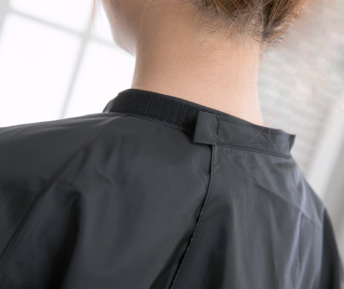 PERFEHAIR Salon Client Hair Cutting Cape Gown, Professional Barber Haircut Cape with Sleeves - Image 4
