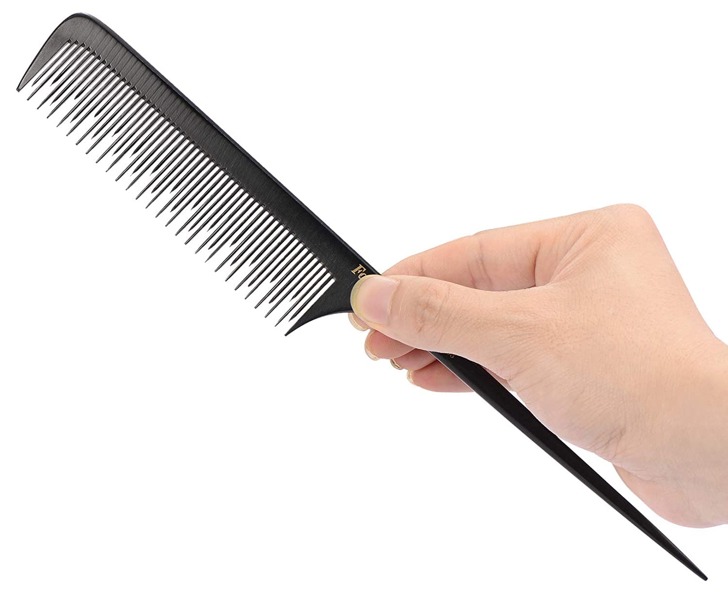 PERFEHAIR Teasing Comb for Fine Hair-Pack of 2, Anti-static Bakelite Tease Rat Tail Combs Tool for Back Combing, Parting, Root Teasing, Adding Volume - Image 4